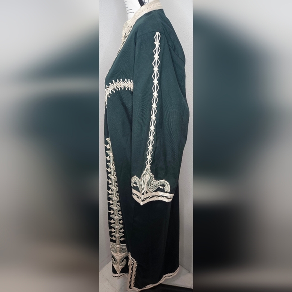 Hand Made Moroccan Caftan Women's Large - Picture 2 of 6